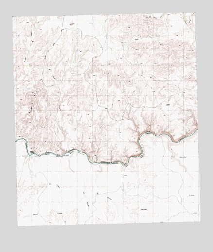 Shafter Canyon, TX USGS Topographic Map