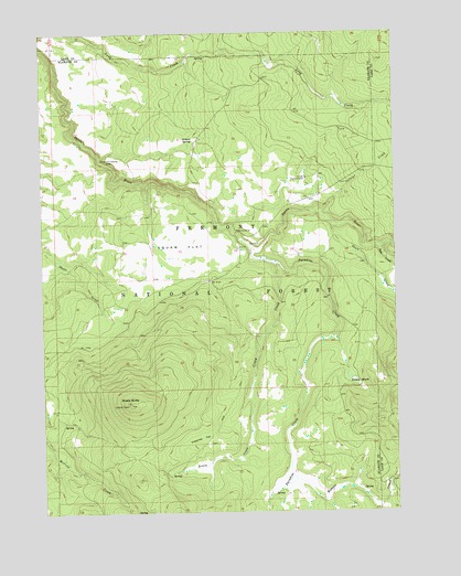 Shake Butte, OR USGS Topographic Map