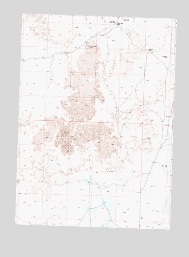 Shale Butte, ID USGS Topographic Map