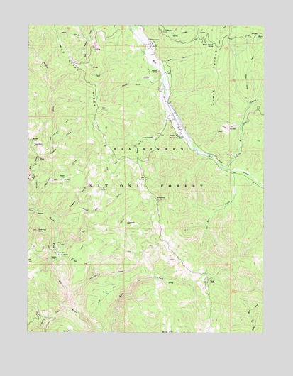 Shannon Butte, CA USGS Topographic Map