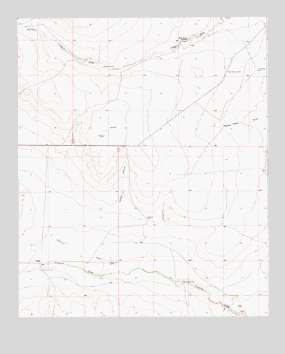 Shannon Draw, NM USGS Topographic Map