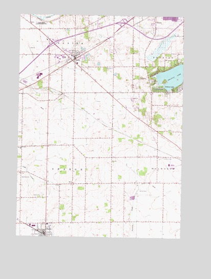 Sharon, WI USGS Topographic Map