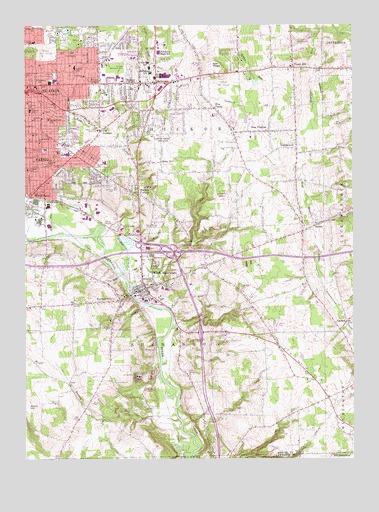 Sharon East, PA USGS Topographic Map