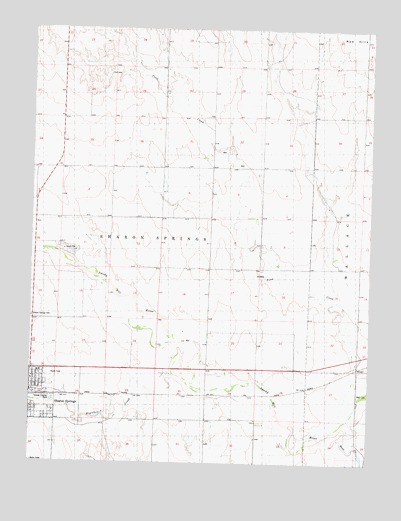 Sharon Springs East, KS USGS Topographic Map