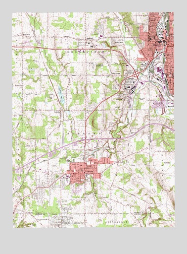 Sharon West, PA USGS Topographic Map