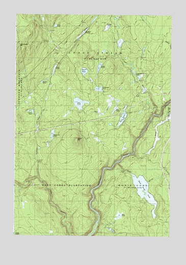 Black Brook Pond, ME USGS Topographic Map