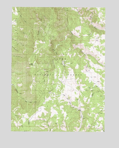 Sharp Mountain, UT USGS Topographic Map