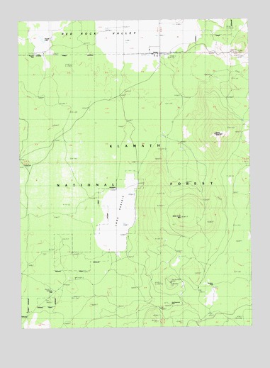 Sharp Mountain, CA USGS Topographic Map