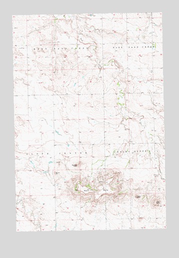 Black Butte, ND USGS Topographic Map