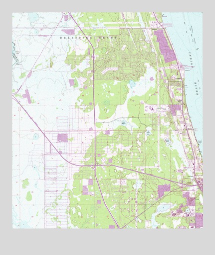 Sharpes, FL USGS Topographic Map