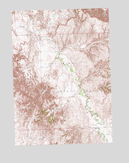Sharps Corner, SD USGS Topographic Map