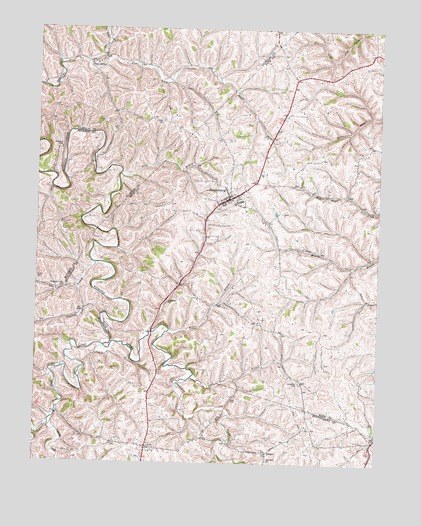 Sharpsburg, KY USGS Topographic Map