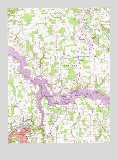 Sharpsville, PA USGS Topographic Map