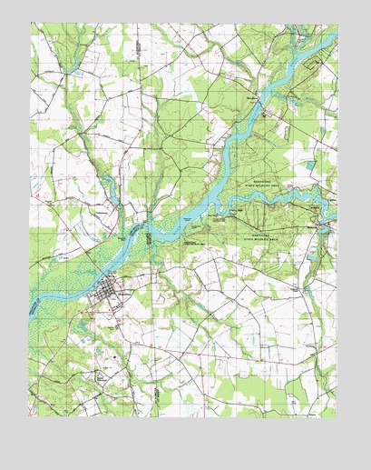 Sharptown, MD USGS Topographic Map