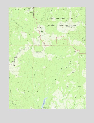 Shasta Bally, CA USGS Topographic Map