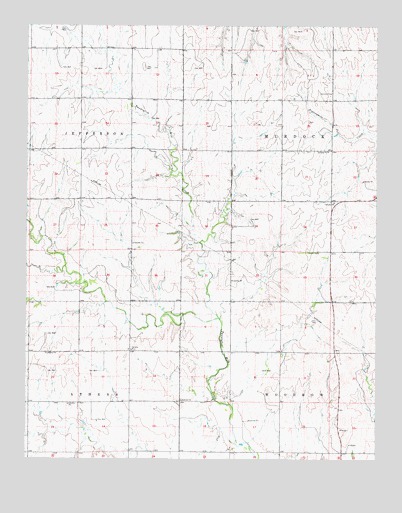 Shattuck NE, OK USGS Topographic Map