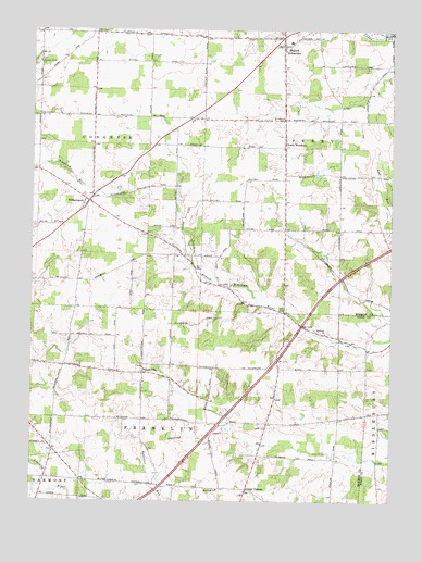 Shauck, OH USGS Topographic Map
