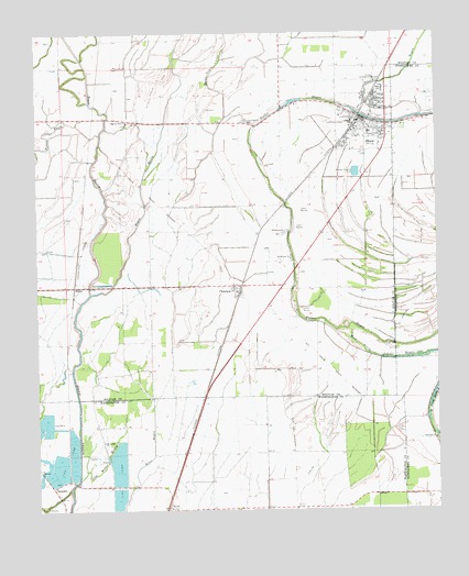 Shaw, MS USGS Topographic Map