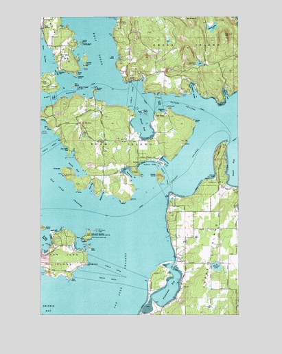 Shaw Island, WA USGS Topographic Map