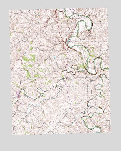 Shawhan, KY USGS Topographic Map