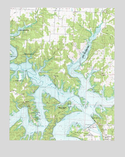 Shawnee Bend, MO USGS Topographic Map
