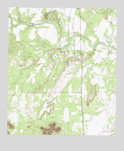 Shawville, TX USGS Topographic Map