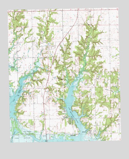 Shay, OK USGS Topographic Map