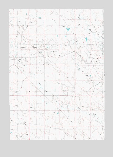 Sheep Canyon Creek East, WY USGS Topographic Map