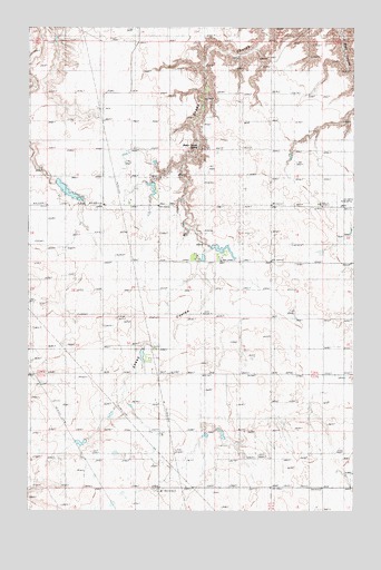Sheep Coulee Spring, MT USGS Topographic Map