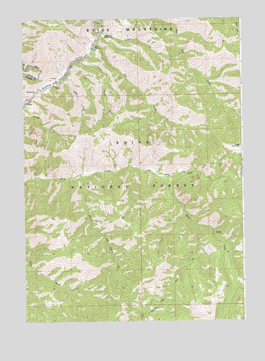 Sheep Creek, ID USGS Topographic Map
