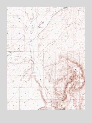 Sheep Creek Range NW, NV USGS Topographic Map