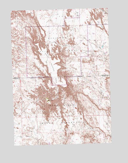 Sheep Mountain Table, SD USGS Topographic Map