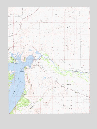 Black Butte Dam, CA USGS Topographic Map