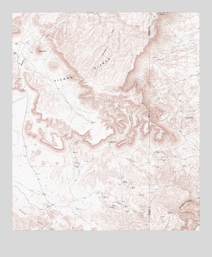 Sheep Peak, TX USGS Topographic Map