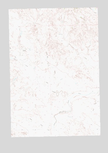 Sheep Pen Draw, SD USGS Topographic Map