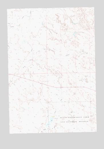 Sheep Pen Draw SE, SD USGS Topographic Map