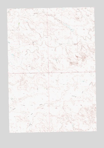 Sheep Pen Draw SW, SD USGS Topographic Map