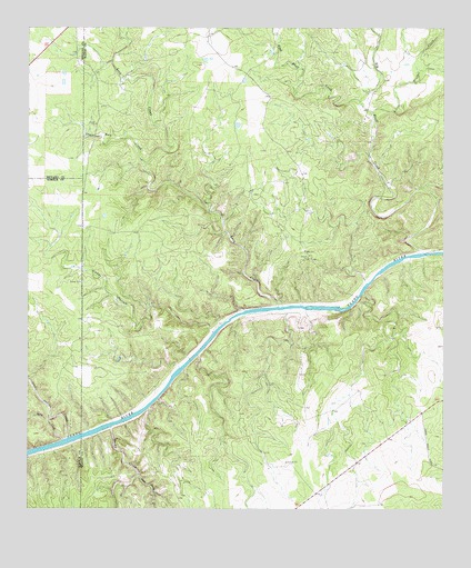Sheep Run Creek, TX USGS Topographic Map