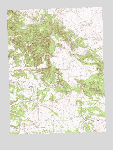 Sheephead Basin, CO USGS Topographic Map
