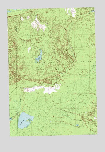 Sheephead Lake, MI USGS Topographic Map