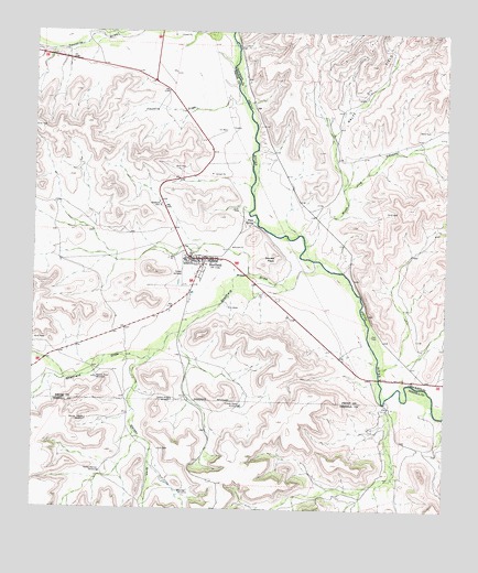 Sheffield, TX USGS Topographic Map