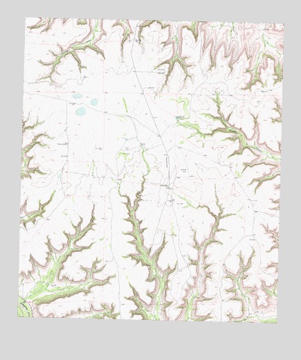 Sheffield SE, TX USGS Topographic Map