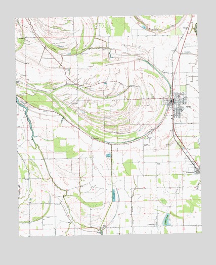Shelby, MS USGS Topographic Map