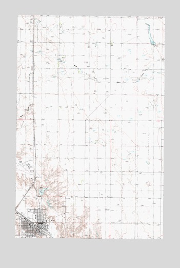 Shelby, MT USGS Topographic Map