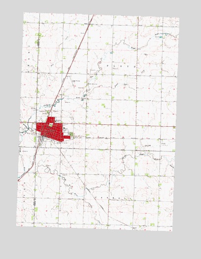 Sheldon, IA USGS Topographic Map