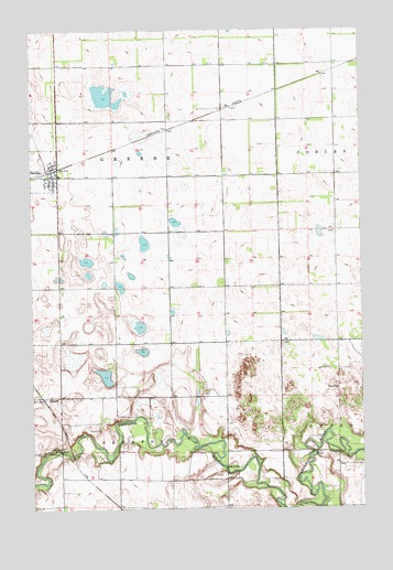 Sheldon, ND USGS Topographic Map