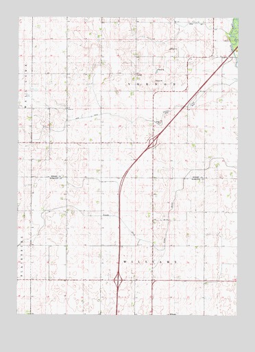 Sheldon Creek, IA USGS Topographic Map