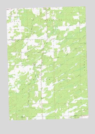 Sheldon NE, WI USGS Topographic Map