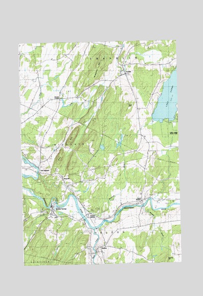Sheldon Springs, VT USGS Topographic Map