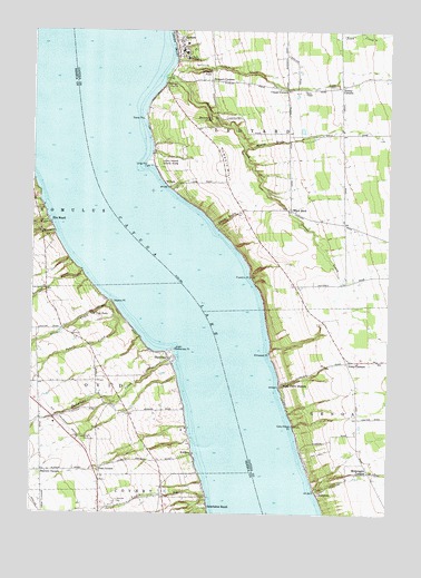 Sheldrake, NY USGS Topographic Map